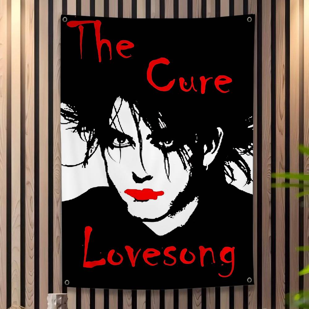 Commercial Printing Company - Rock T-The C-Cure, drapeau publicitaire commercial