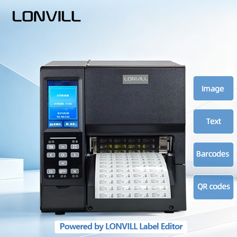 Barcode Printer - Imprimante RFID industrielle LONVILL personnalisée 600