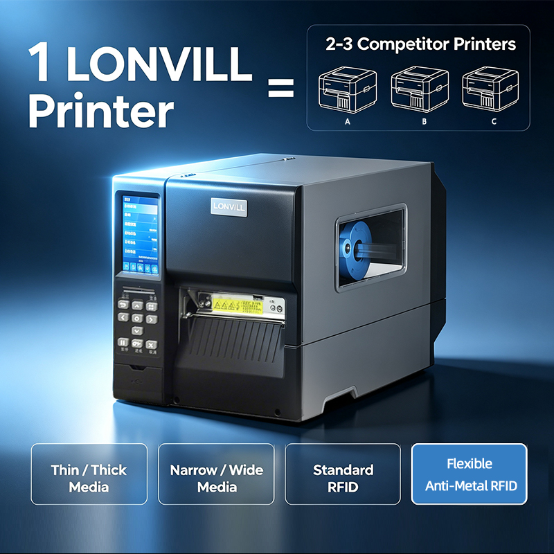 Imprimante RFID industrielle L - Barcode Printer avis et prix