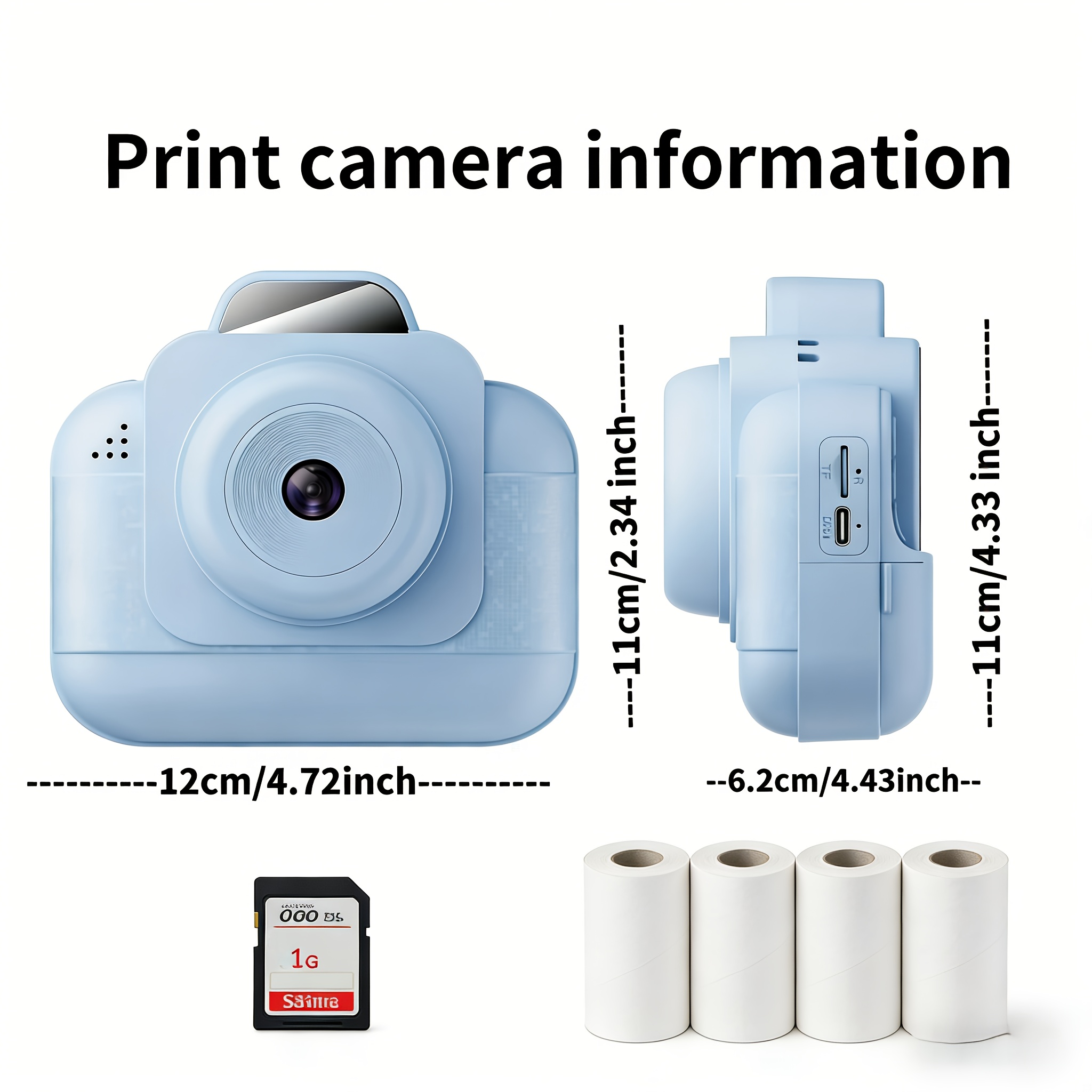Imprimante photo portable (ble - Printer Paper avis et prix